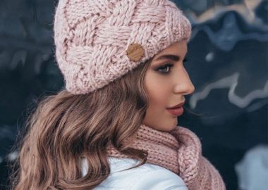 Σκούφος Let It Snow Ρόζ - Amelie's - 