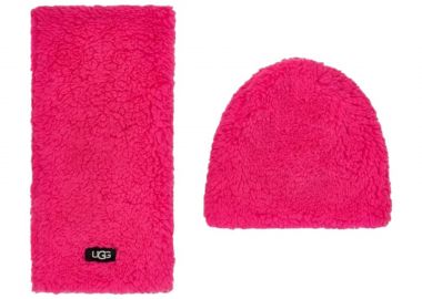 Σκούφος Ugg Sherpa Set Με Κασκόλ 20985-NOPK Unisex Παιδικό - Ugg - 