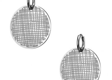 Σκουλαρίκια Από Ανοξείδωτο Ατσάλι AS42364 - AMOR AMOR - 