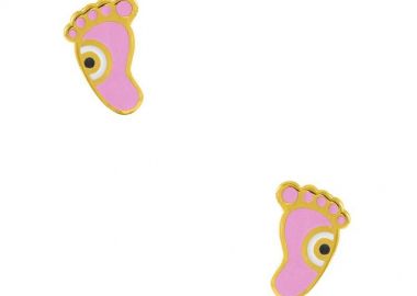 Σκουλαρίκια Από Ασήμι 925 Επιχρυσωμένο EX49415 - AMOR AMOR - 