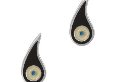 Σκουλαρίκια Από Ασήμι 925 Επιπλατινωμένο Με Ματάκι EX49225 - AMOR AMOR - 