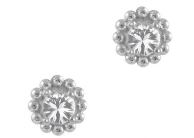 Σκουλαρίκια Από Ασήμι 925 Επιπλατινωμένο Με Swarovski EX49210 - AMOR AMOR - 