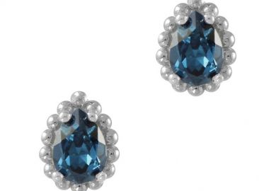 Σκουλαρίκια Από Ασήμι 925 Επιπλατινωμένο Με Swarovski EX49216 - AMOR AMOR - 