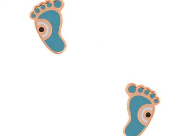 Σκουλαρίκια Από Ασήμι 925 Ροζ Επιχρυσωμένο EX49413 - AMOR AMOR - 