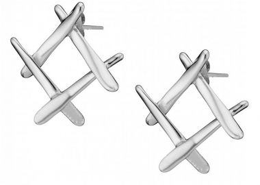 Σκουλαρίκια Από Ατσάλι AS40103 - AMOR AMOR - 