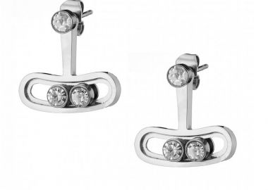 Σκουλαρίκια Από Ατσάλι AS40135 - AMOR AMOR - 