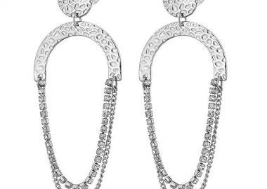 Σκουλαρίκια Από Ατσάλι AS47879 - AMOR AMOR - 