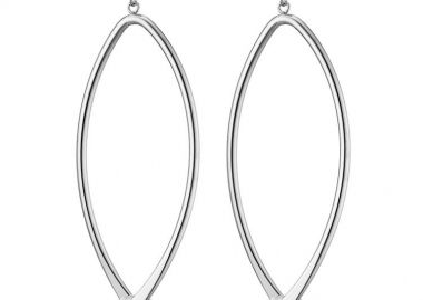 Σκουλαρίκια Από Ατσάλι Με Μαργαριτάρια AS47968 - AMOR AMOR - 