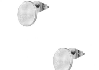 Σκουλαρίκια Από Ορείχαλκο Επαργυρωμένο PF42414 - AMOR AMOR - 