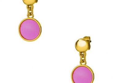 Σκουλαρίκια Από Ορείχαλκο Επιχρυσωμένο AA47066 - AMOR AMOR - 