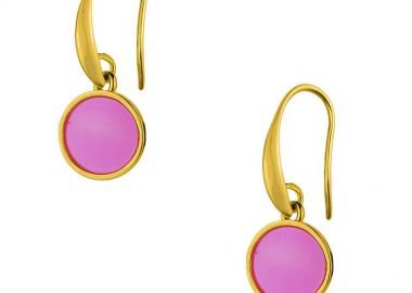 Σκουλαρίκια Από Ορείχαλκο Επιχρυσωμένο AA47073 - AMOR AMOR - 