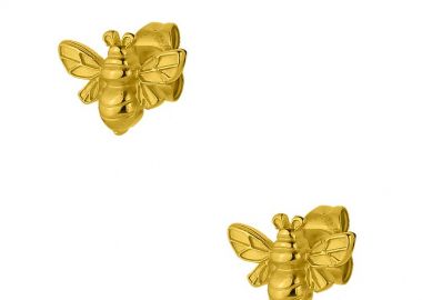 Σκουλαρίκια Από Ορείχαλκο Επιχρυσωμένο AA47075 - AMOR AMOR - 