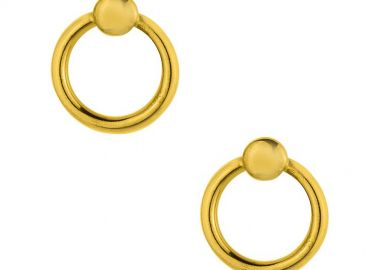 Σκουλαρίκια Από Ορείχαλκο Επιχρυσωμένο PF47050 - AMOR AMOR - 