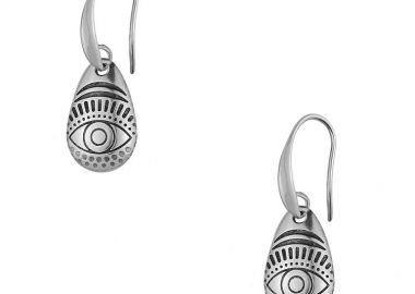 Σκουλαρίκια Από Ορείχαλκο Με Ματάκι AA42477 - AMOR AMOR - 