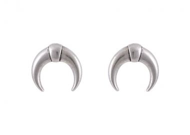 Σκουλαρίκια Από Ορείχαλκο Με Μισοφέγγαρο PF49821 - AMOR AMOR - 