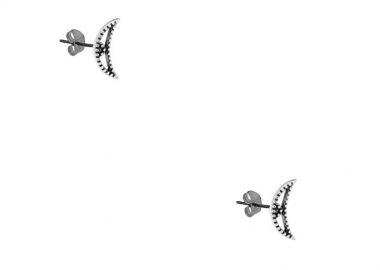 Σκουλαρίκια Από Ορείχαλκο Μισοφέγγαρα PF48550 - AMOR AMOR - 