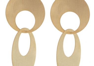 Σκουλαρίκια ασημένια 925 γυνακεία με επιχρύσωμα 24 καρατίων εντυπωσιακά χειροποίητα -  - 