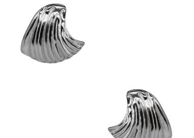 Σκουλαρίκια Chunky Shells Από Ατσάλι MI43426 - AMOR AMOR - 