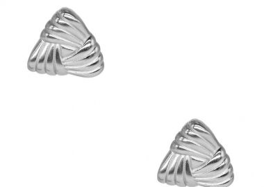 Σκουλαρίκια Chunky Vintage Από Ατσάλι MI43390 - AMOR AMOR - 