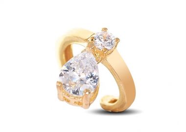 Σκουλαρίκια γυναικεία Paraxenies κρικάκι για το πάνω μέρος του αυτιού από επιχρυσωμένο ασήμι 925 -  - 