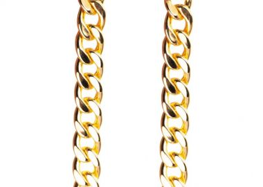 Σκουλαρίκια γυναικεία Paraxenies μακρυά από επιχρυσωμένο ασήμι 925 τύπου αλυσίδα με ζιργκόν στο πάνω μέρος -  - 