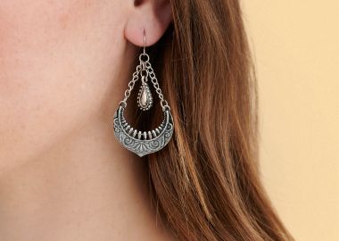 Σκουλαρίκια κρεμαστά μεταλλικά - 5206179117265 -  - 