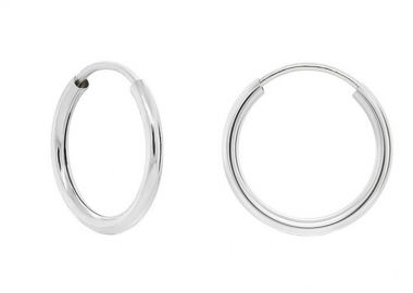 Σκουλαρίκια Κρίκοι 1,5x20 mm Από Ασήμι 925 PS48770 - AMOR AMOR - 