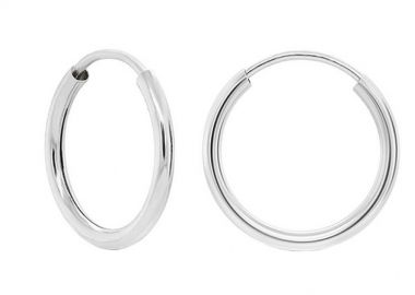 Σκουλαρίκια Κρίκοι 1,5x30mm Από Ασήμι 925 PS48772 - AMOR AMOR - 