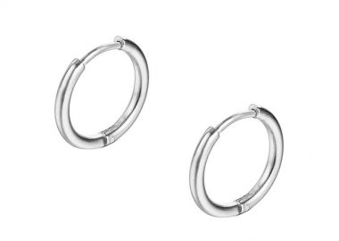 Σκουλαρίκια Κρίκοι 2,5x10 mm Από Ατσάλι AS48651 - AMOR AMOR - 