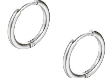 Σκουλαρίκια Κρίκοι 2,5x16 mm Από Ατσάλι AS48653 - AMOR AMOR - 