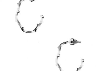 Σκουλαρίκια Κρίκοι Από Ανοξείδωτο Ατσάλι AS42400 - AMOR AMOR - 