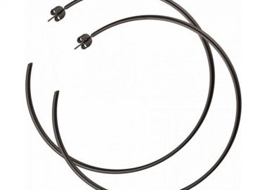 Σκουλαρίκια Κρίκοι Από Ανοξείδωτο Ατσάλι AS47632 - AMOR AMOR - 