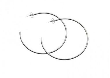 Σκουλαρίκια Κρίκοι Από Ανοξείδωτο Ατσάλι AS47642 - AMOR AMOR - 