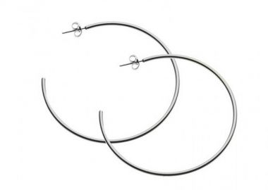 Σκουλαρίκια Κρίκοι Από Ανοξείδωτο Ατσάλι AS47646 - AMOR AMOR - 