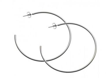 Σκουλαρίκια Κρίκοι Από Ανοξείδωτο Ατσάλι AS47650 - AMOR AMOR - 