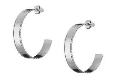 Σκουλαρίκια Κρίκοι Από Ανοξείδωτο Ατσάλι AS47721 - AMOR AMOR - 