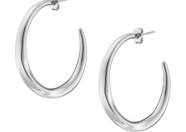 Σκουλαρίκια Κρίκοι Από Ατσάλι AS45180 - AMOR AMOR - 