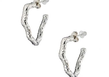 Σκουλαρίκια Κρίκοι Από Ατσάλι AS48860 - AMOR AMOR - 