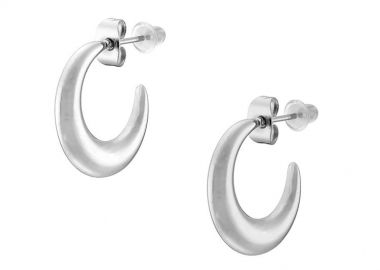 Σκουλαρίκια Κρίκοι Από Ατσάλι AS48874 - AMOR AMOR - 