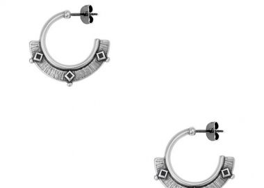 Σκουλαρίκια Κρίκοι Από Ορείχαλκο PF47678 - AMOR AMOR - 