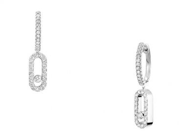 Σκουλαρίκια Κρίκοι Move Από Ατσάλι MI40413 - AMOR AMOR - 