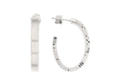 Σκουλαρίκια κρίκοι Paraxenies από ασήμι 925 -  - 