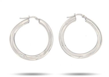 Σκουλαρίκια κρίκοι Paraxenies από ασήμι 925 -  - 