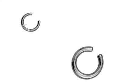 Σκουλαρίκια Κρίκοι Σετ Earcuff Από Ορείχαλκο 24Κ PF47478 - AMOR AMOR - 