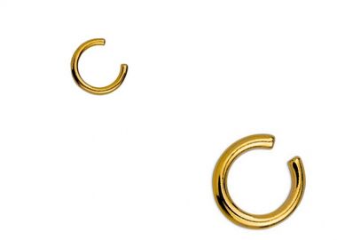 Σκουλαρίκια Κρίκοι Σετ Earcuff Από Ορείχαλκο Επιχρυσωμένο 24Κ PF47479 - AMOR AMOR - 