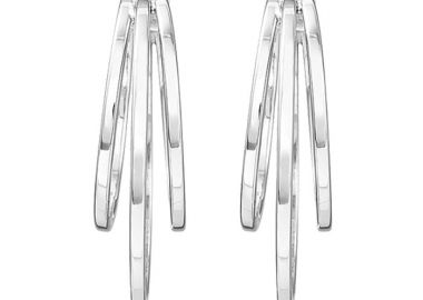 Σκουλαρίκια Λευκόχρυσος Κ14 - 06468 -  - 