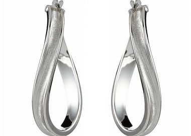 Σκουλαρίκια Λευκόχρυσος Κ14 - 09116 -  - 