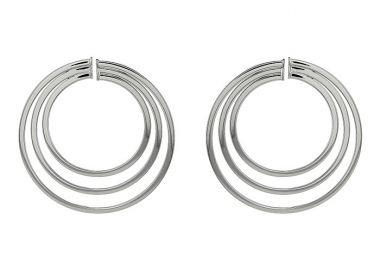 Σκουλαρίκια Λευκόχρυσος Κ14 - 09118 -  - 