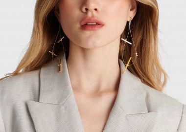 Σκουλαρίκια με γεωμετρικά σχέδια - 5206179132978 -  - 