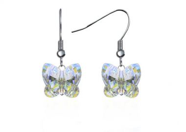 Σκουλαρίκια Με Πεταλούδες Swarovski AA43016 - AMOR AMOR - 